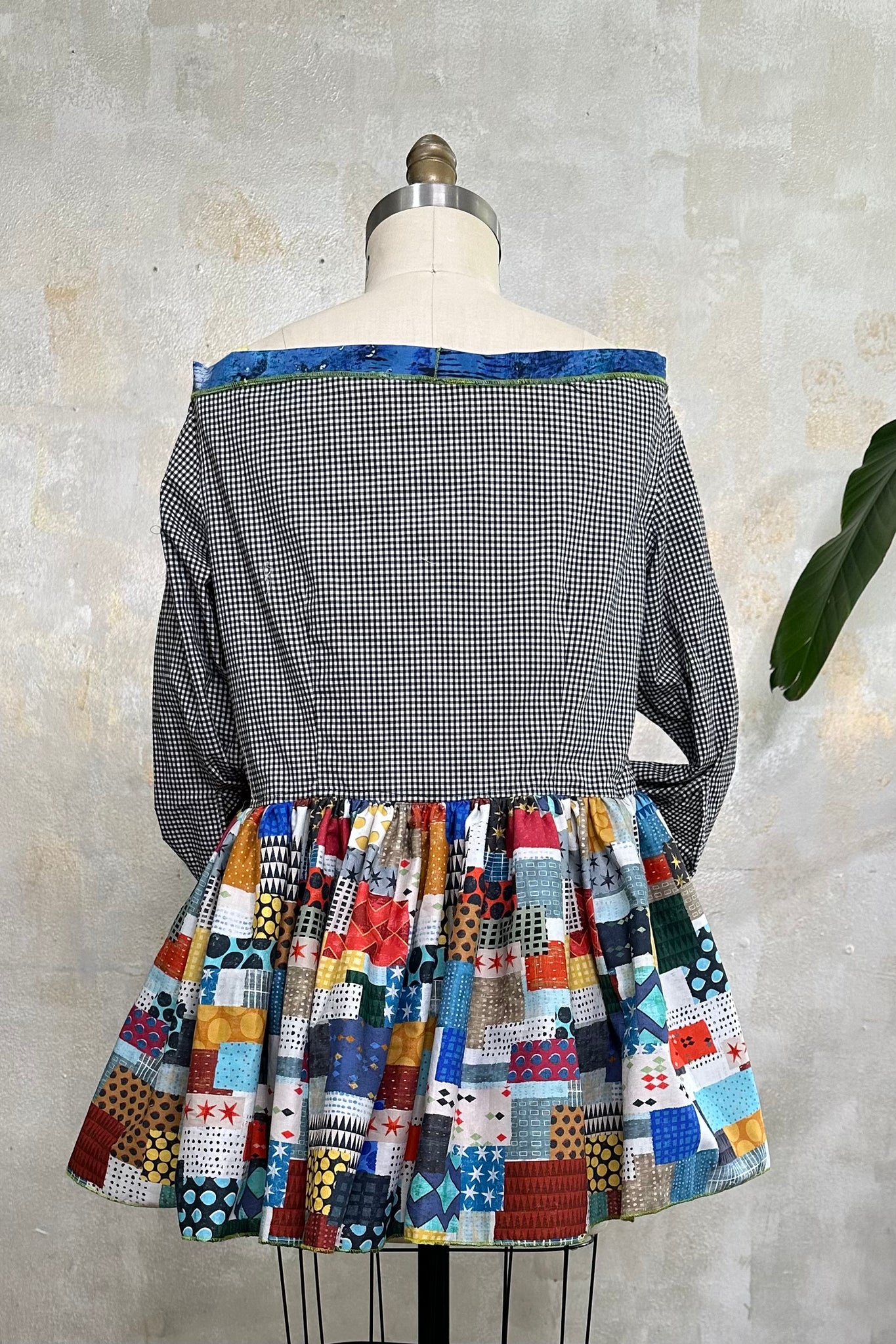 Random Acts Of Fiber Top (Gingham)
