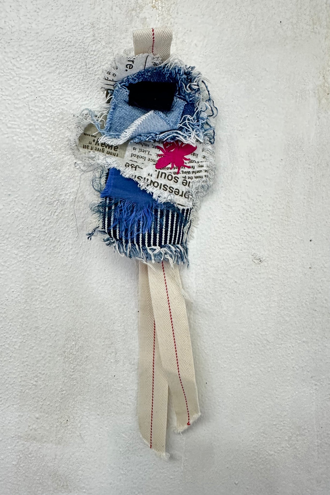 Salvaged Fibers Brooch