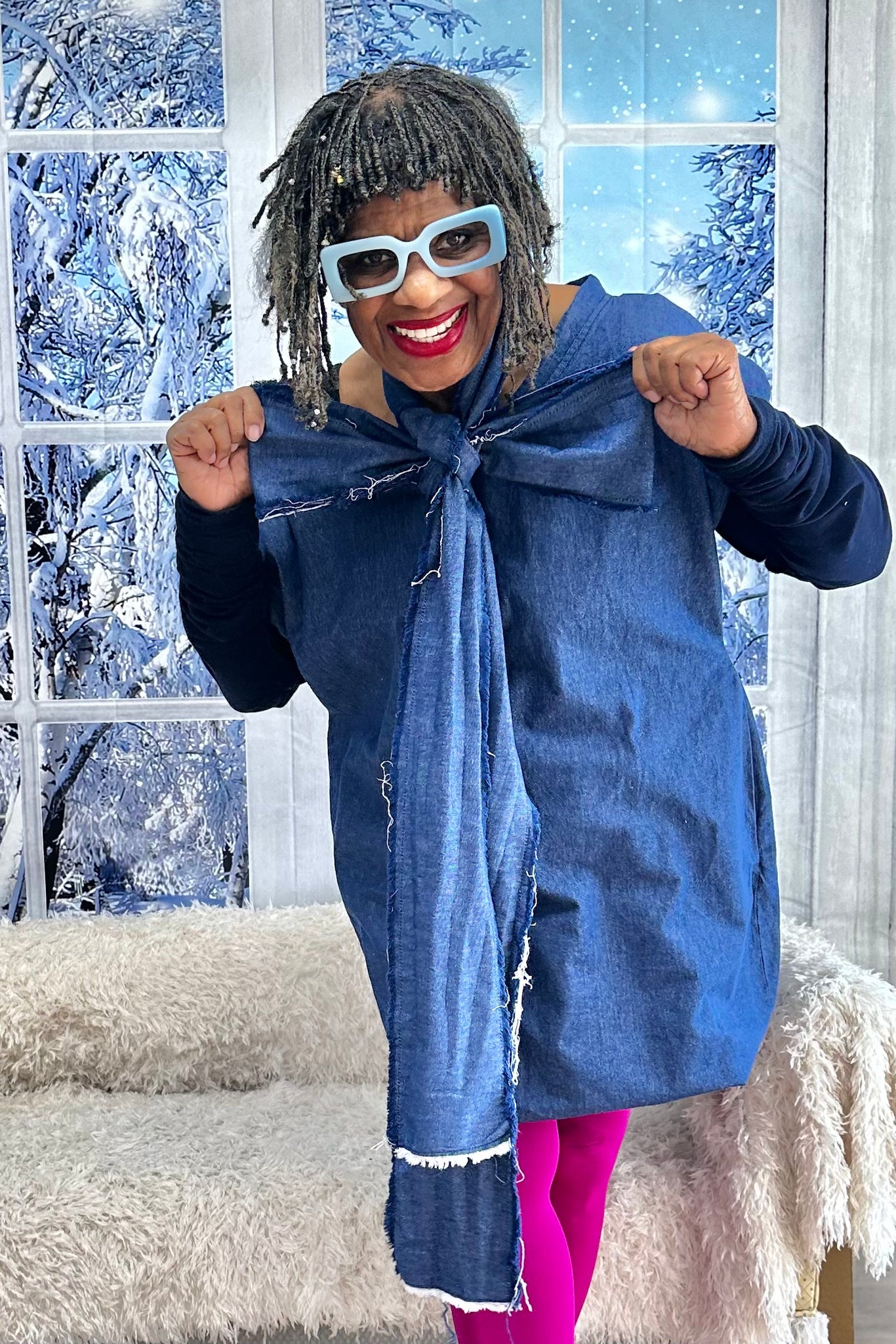 The AM PM Denim Dress (3Pc)