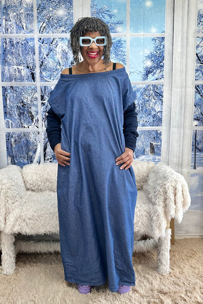 The AM PM Denim Dress (3Pc)