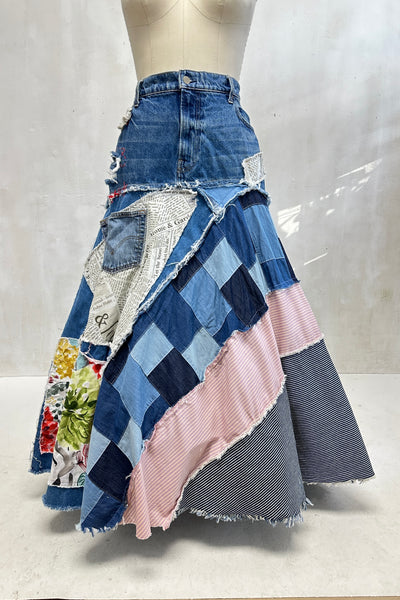 Denim and Friends Skirt - One Of 1