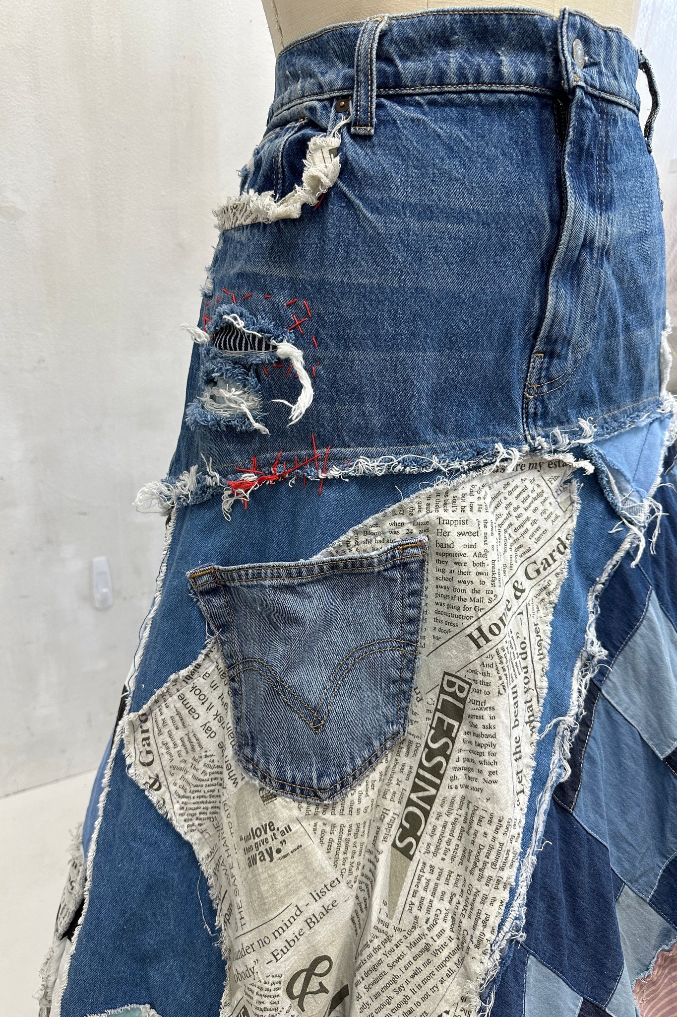Denim and Friends Skirt - One Of 1