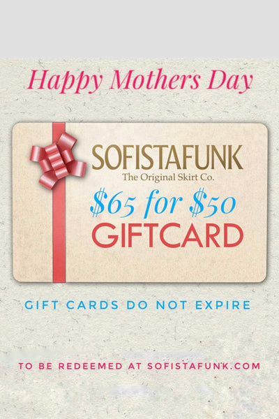 $65 Gift Card for $50 - Mother's Day Special