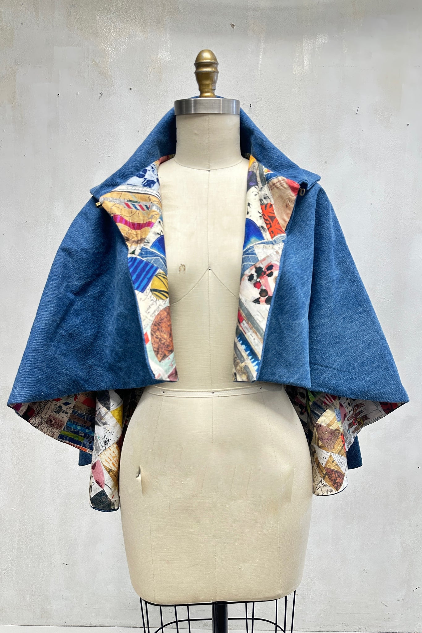 Funky Little Reversible Wearing Cape - One Of One