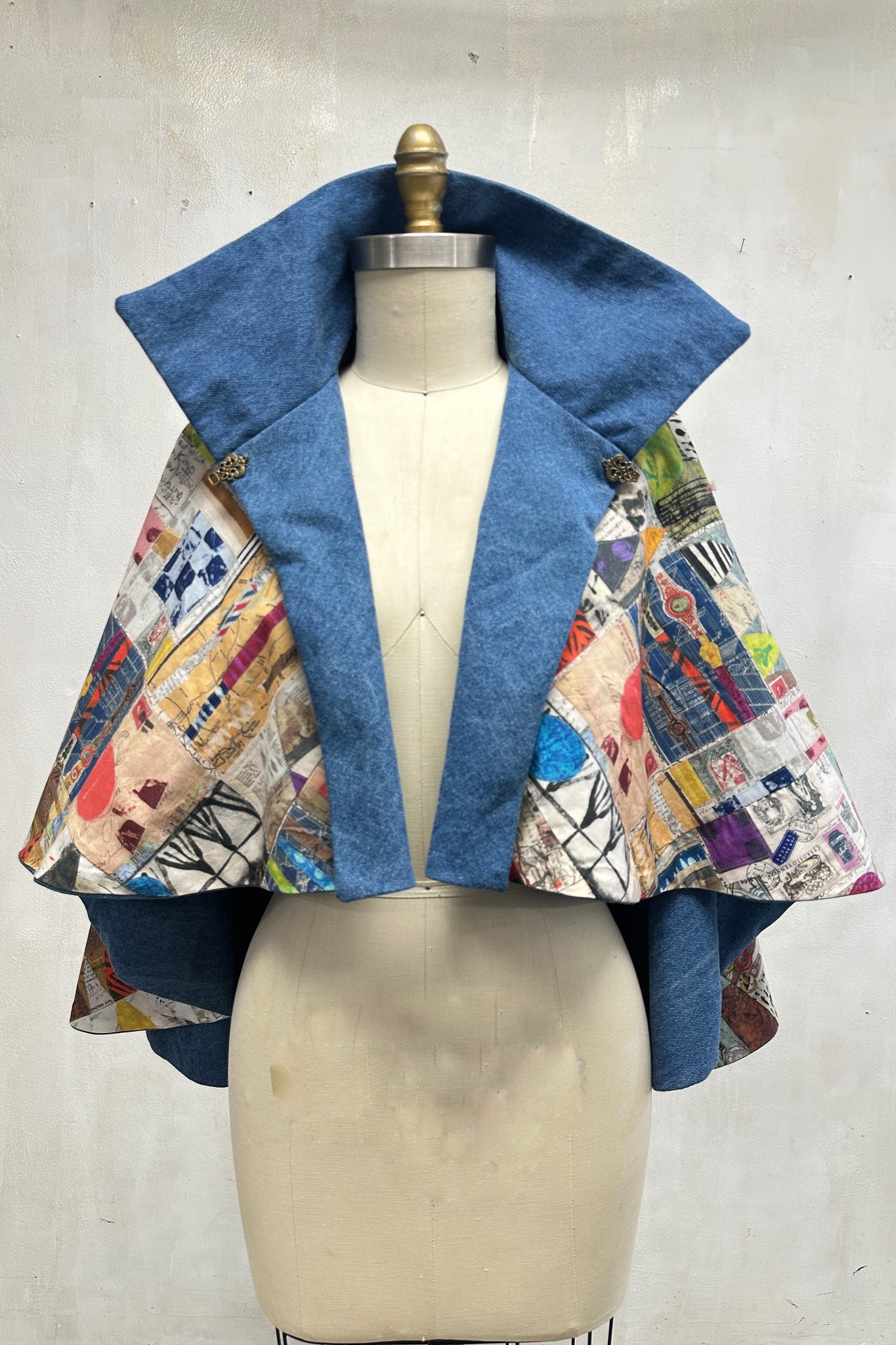 Funky Little Reversible Wearing Cape - One Of One