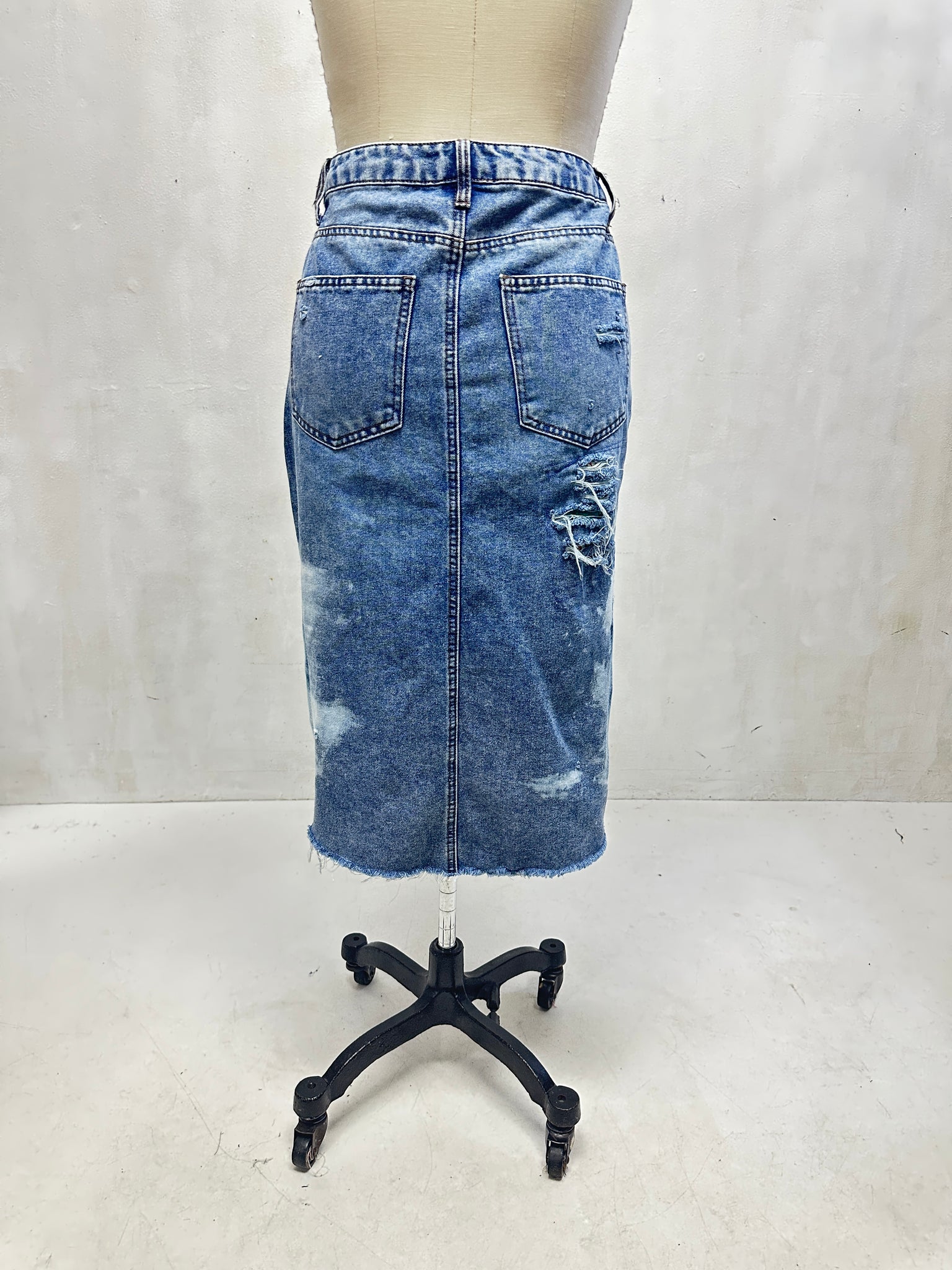Denim and Friends Skirt -  (Tapered) - One Of One - B