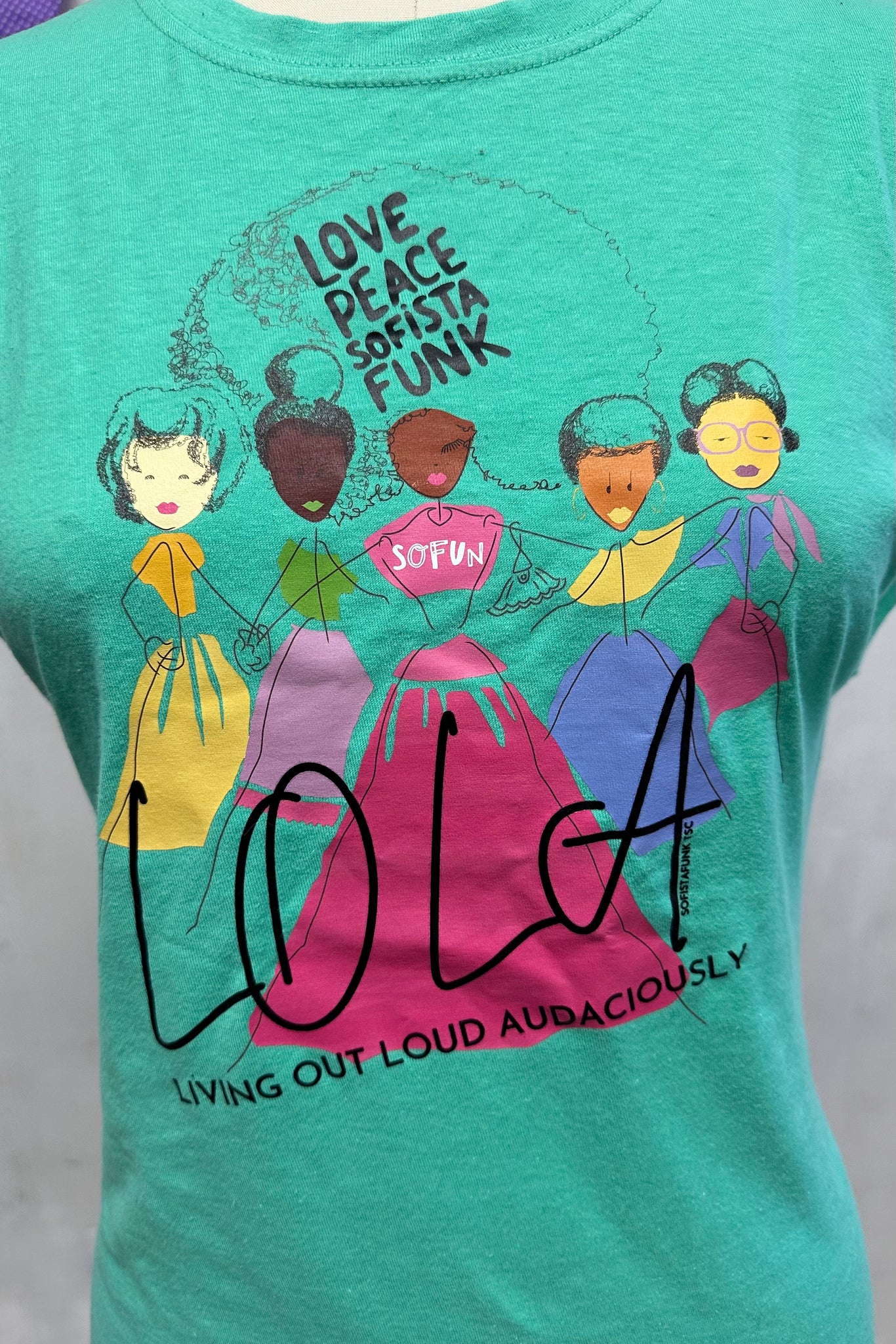 Ms. Lola's Society Fitted Tee (One Of One)