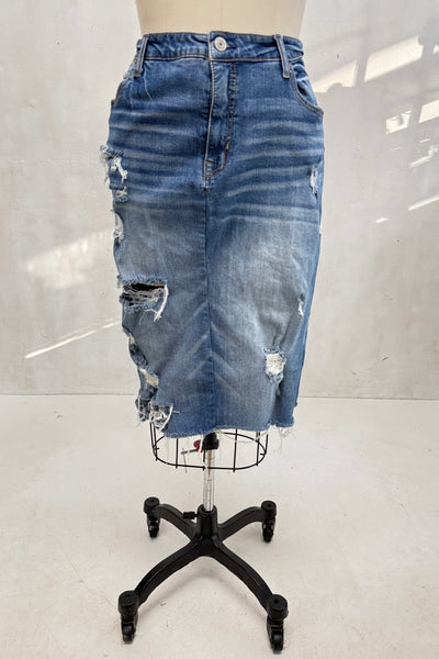 Denim and Friends Skirt -  (Tapered) - One Of 1