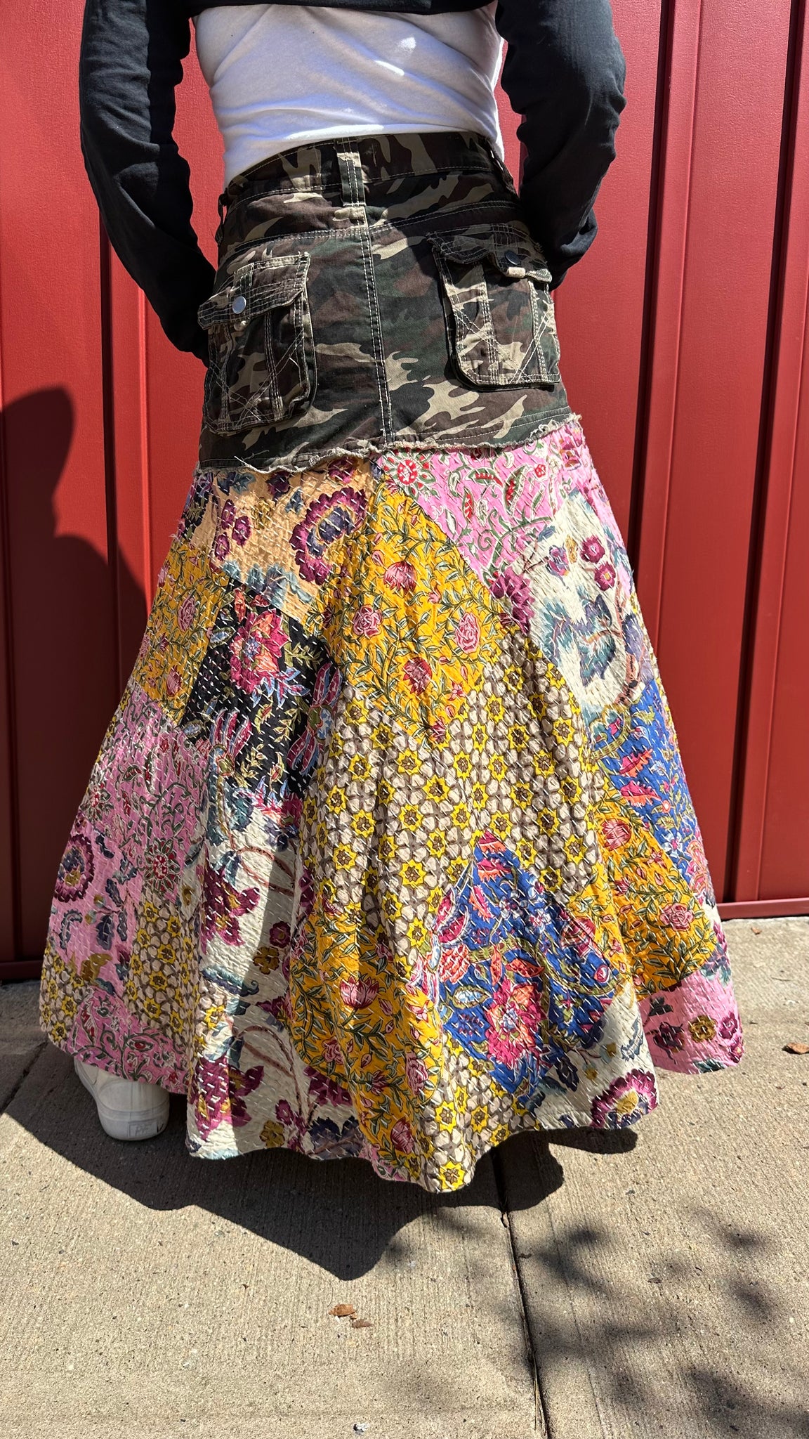Mixed Media Skirt