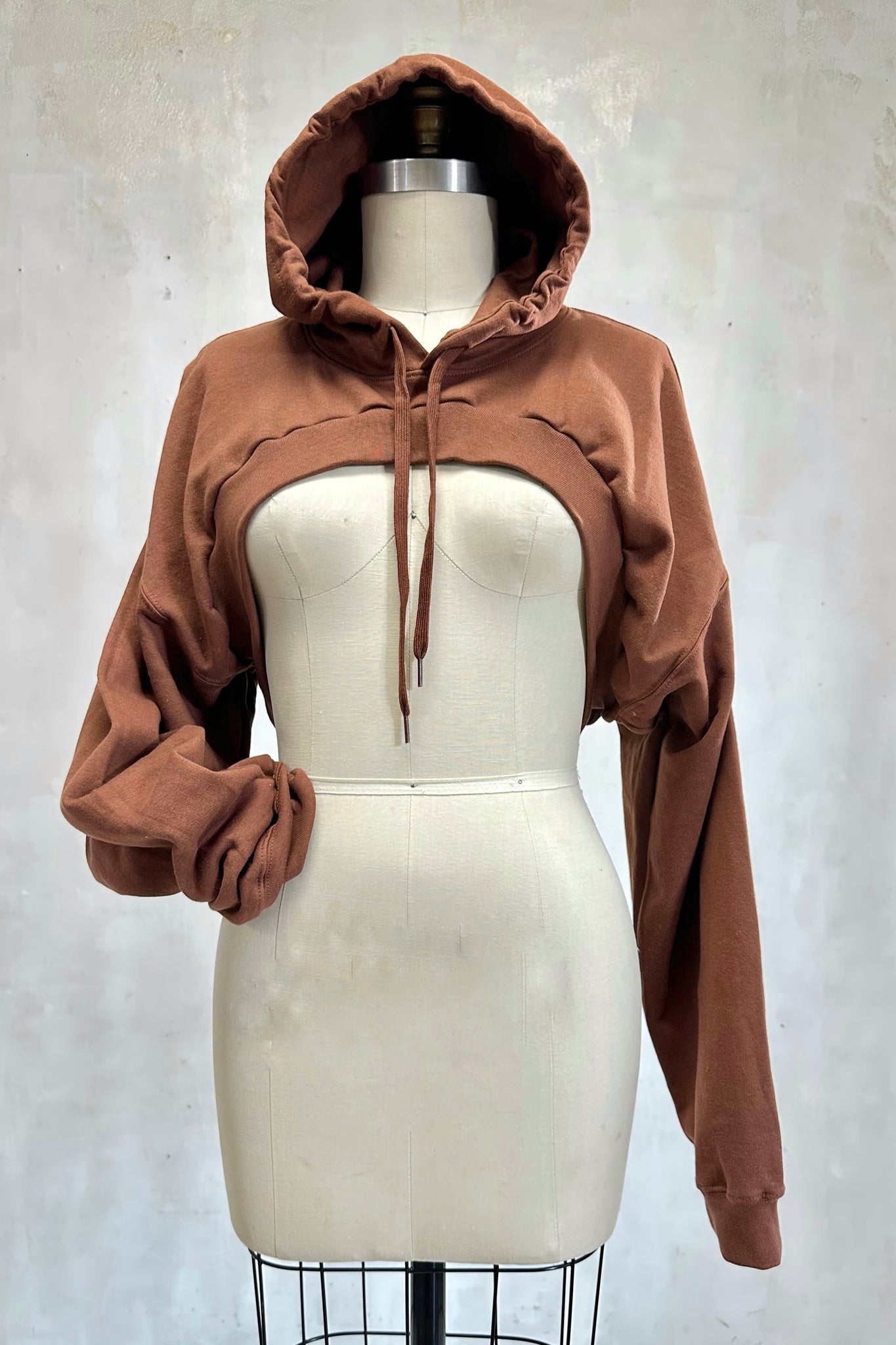 Mai Lin's Hooded Sweat Shrug