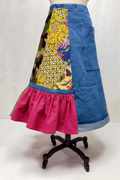 Kantha's Random Acts Of Fabrics Skirt