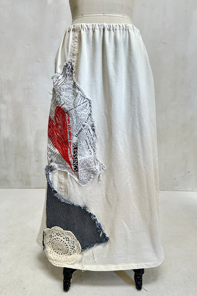 The AM PM Mixed Media Skirt