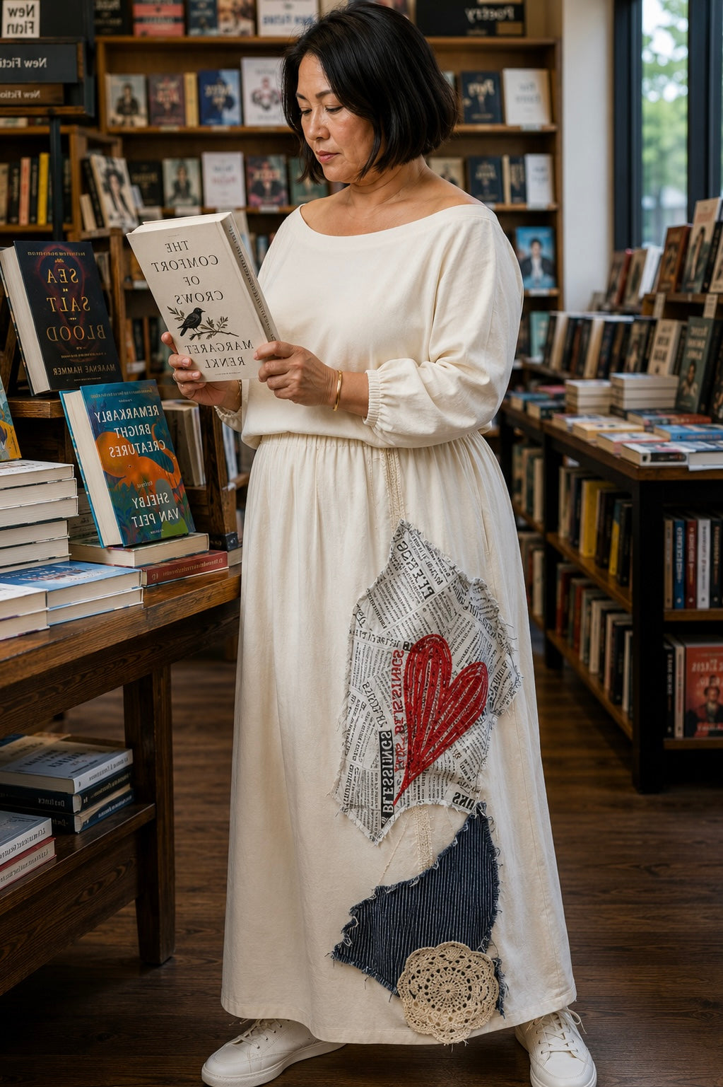 The AM PM Mixed Media Skirt