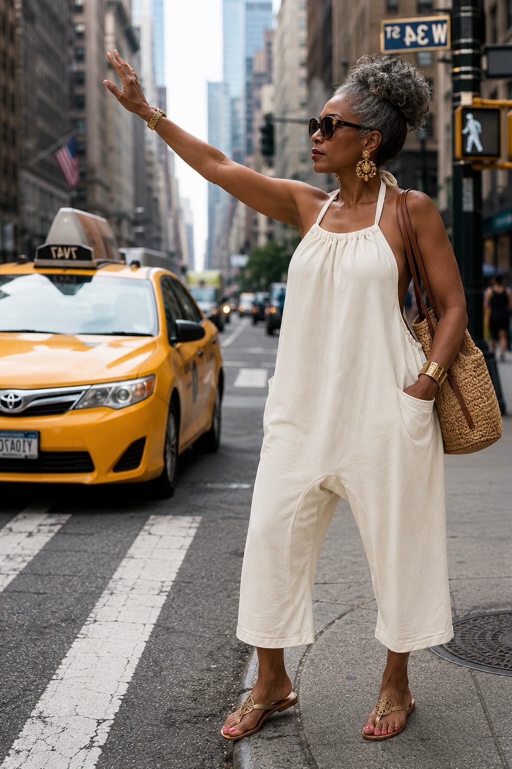 The Cropped Romper Pant
