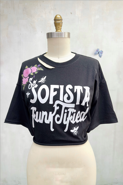 Sofistafunk TeeFied Rocker Crop Tee