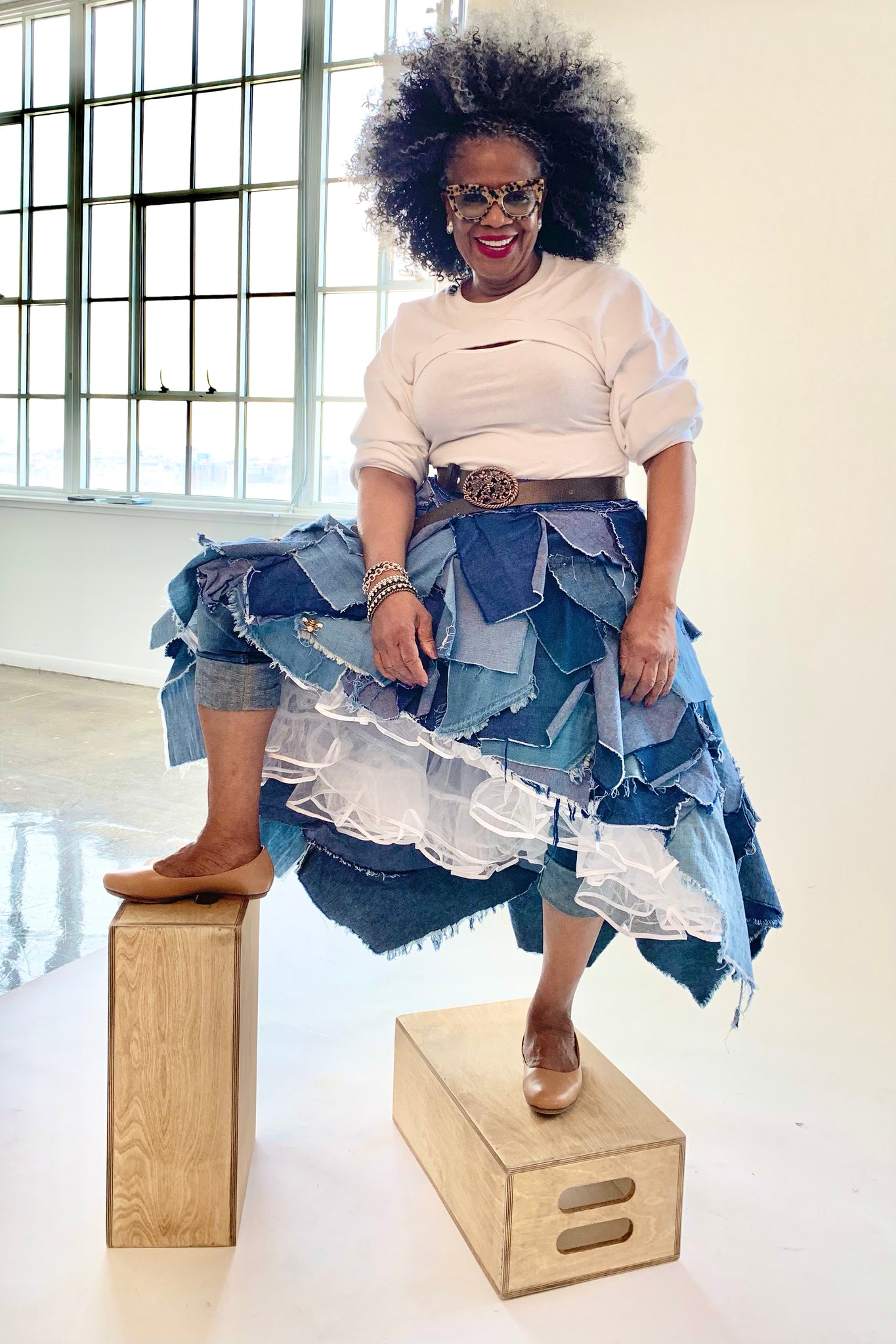 Pieces Of A Dream Lived In Denim (Skirt)